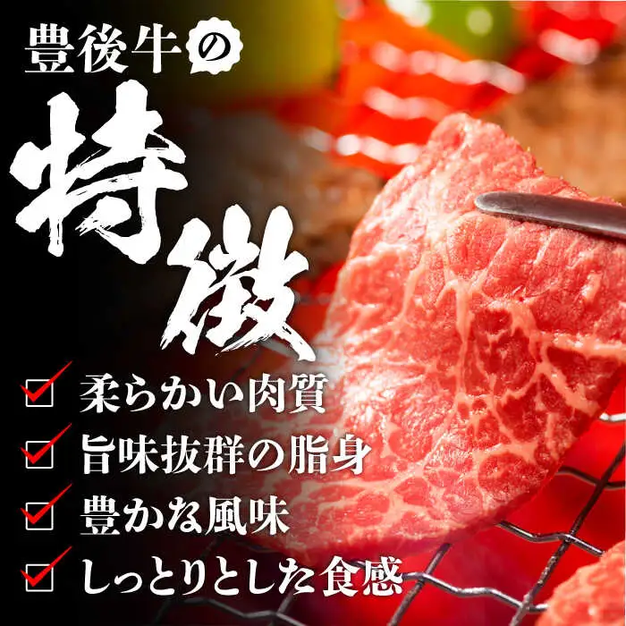 【全12回定期便】おおいた豊後牛 赤身モモ 焼肉用 500g  赤身 モモ 焼肉  冷凍 豊後牛 BBQ[AREI094]