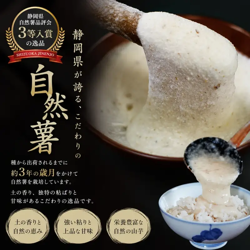 【期間限定発送】自然薯 牧之原 特産 個性あり自然薯 1㎏ とろろ 