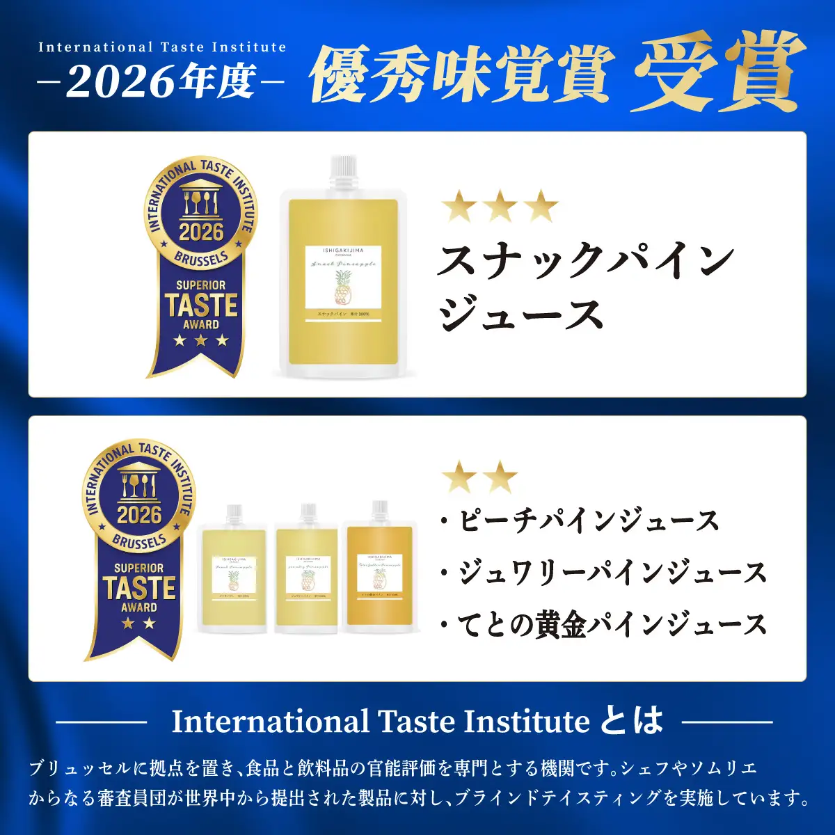 《2027年6月以降順次発送》 完熟パイン果汁100％！！濃厚ジュース4種のよくばりセット！