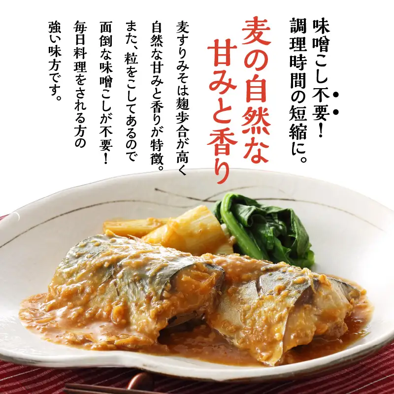 【 5営業日以内に発送 】ヒシク藤安醸造 麦すりみそ 1kg×3袋 K026-018 調味料 スピード配送 最短 すぐ届く お急ぎ
