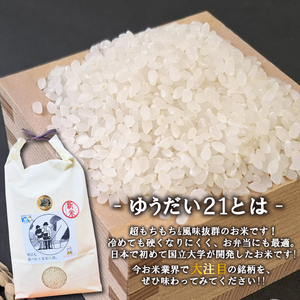 【令和6年産米】 ゆうだい21 精米 5kg 沼津産 ? 米米米米米