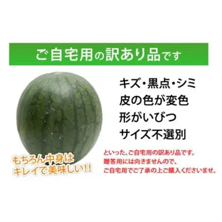 訳あり大玉すいか 1玉(約6kg～9kg)【2027年5月下旬より順次発送予定】(益城町)【1585582】