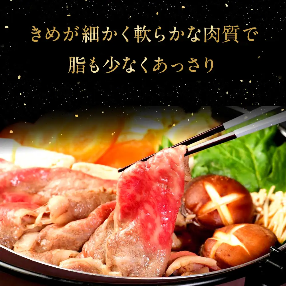 神戸牛すき焼き用 赤身スライス (500g)