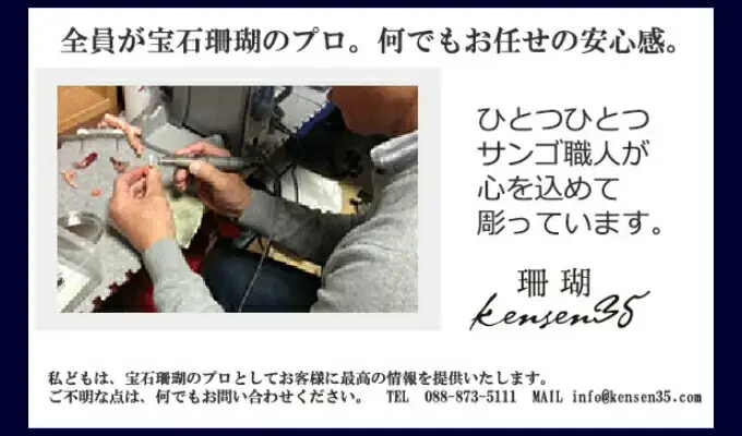 室戸市産　血赤珊瑚特大枝の根付ストラップ　桐箱入り FN-Limited-PR