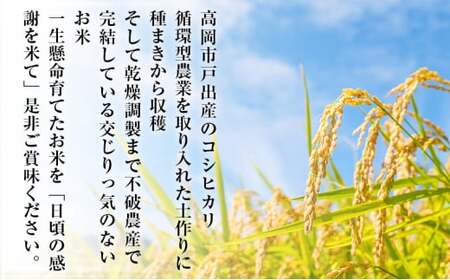米 日頃の感謝を米て 6kg（3kg×2） コシヒカリ 精米 白米 お米 こめ コメ 富山県 高岡市 FAD-1417