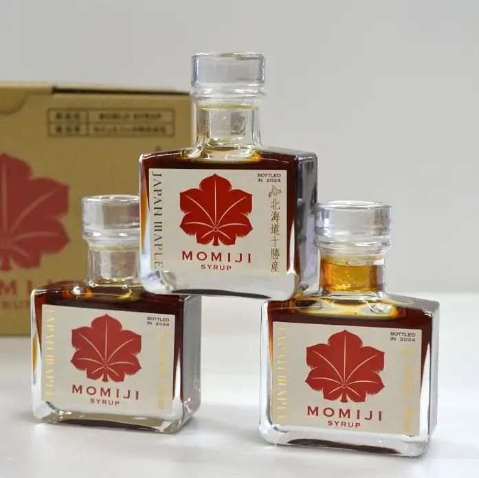 国産 メープルシロップ 「MOMIJI SYRUP」 50ml×12本入り600ml 北海道 十勝 ジャパンフードセレクショングランプリ受賞！ モンドセレクション金賞受賞 メープル メイプル シロップ 純国産 国産 