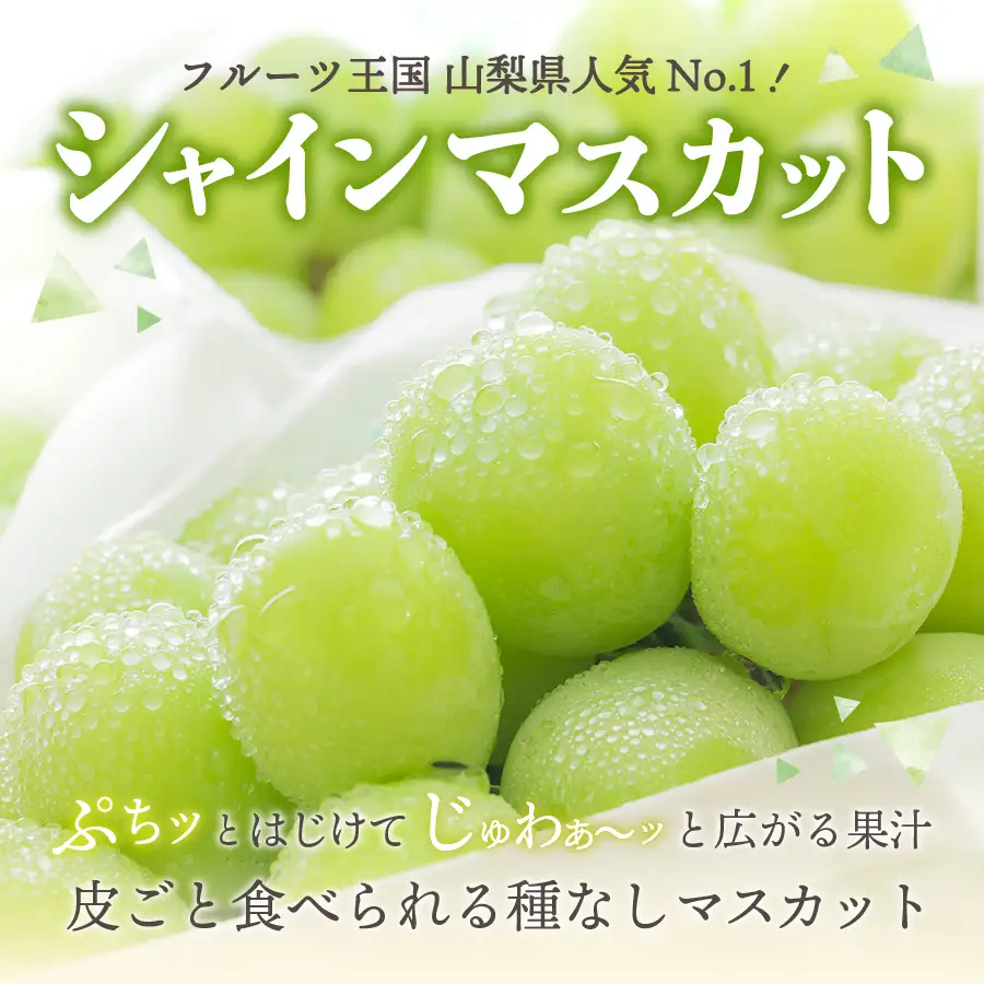 【2025年発送】山梨県産 シャインマスカット 700g（1房以上）シャインマスカット フルーツ