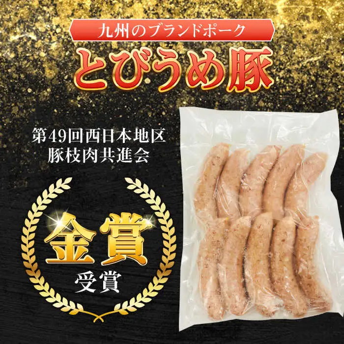 大分県日田産 とびうめ豚 フランクフルト 900g  日田市 フランクフルト [ARCM006]