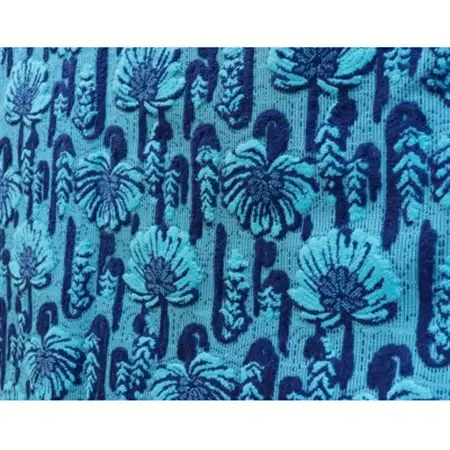 NAKAYA KINKAZAN TEXTILE ハンドメイド用生地 約135×30 MJ198ブルー_装飾品・工芸品  織物 _【1588708】
