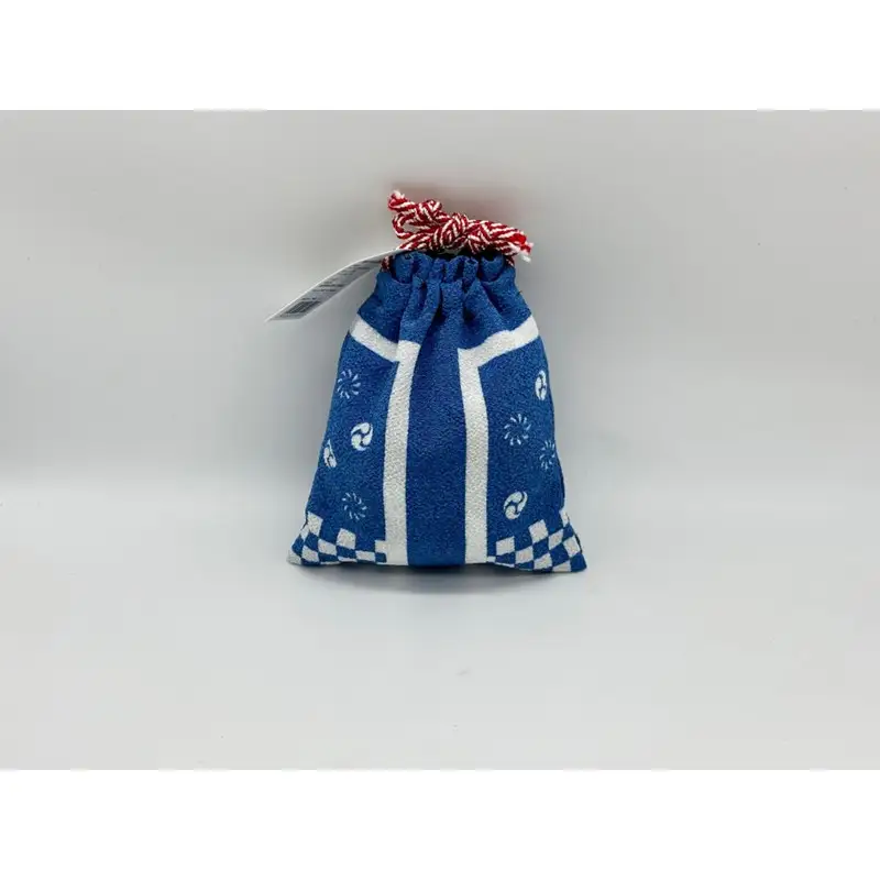 丹後ちりめん 祭巾着（はっぴ） サイズ：約17cm×13cm