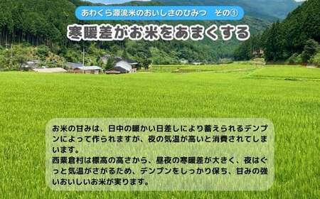 【令和7年産】あわくら源流米 コシヒカリ白米 5kg｜西粟倉村産・昼夜寒暖差が育む甘み｜ふるさと納税 K-af-AEJA