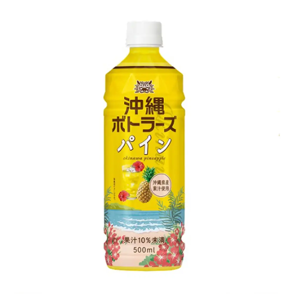 【沖縄ボトラーズ】パイン果汁10％ 500ml×24本入り
