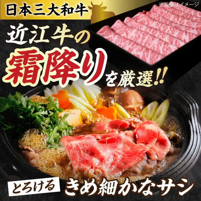 近江牛 霜降り すき焼き・しゃぶしゃぶセット[AQAO004] 近江牛 牛肉