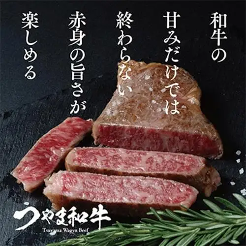 津山生まれ・津山育ち【つやま和牛】霜降りステーキ(リブロース・サーロイン)　600g(3枚)【配送不可地域：離島】【1030616】
