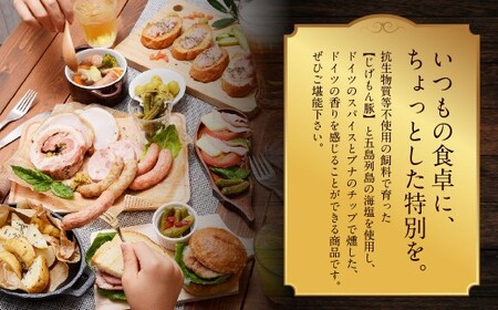 【全6回定期便】『長崎県産じげもん豚』を使ったハム・ベーコン入りの燻製セット