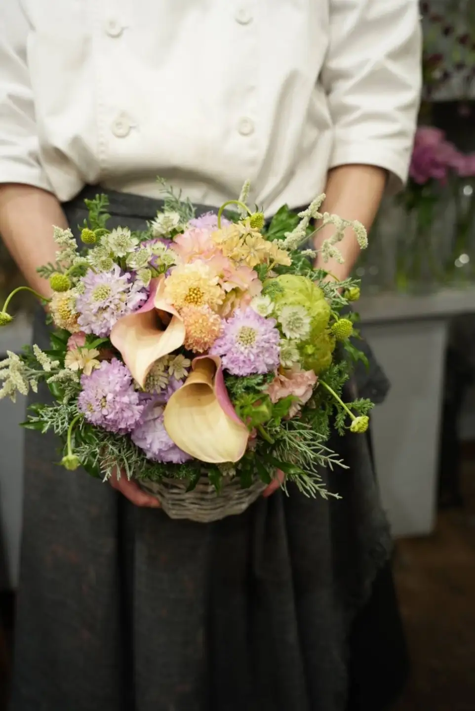フラワーアレンジメント Sサイズ 花 花束 ブーケ アレンジ プレゼント ドライフラワー 生花 KACHA 19-009