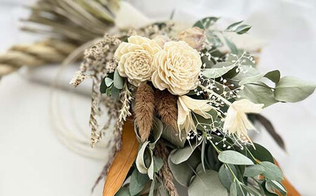 お正月飾り ドライフラワーしめ縄（A） スワッグタイプ  花 はな フラワー プレゼント ギフト インテリア 雑貨  F6Q-158