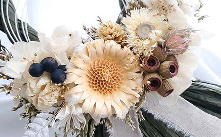 お正月飾り ドライフラワーしめ縄（B） リースタイプ 花 はな フラワー プレゼント ギフト インテリア 雑貨  F6Q-159
