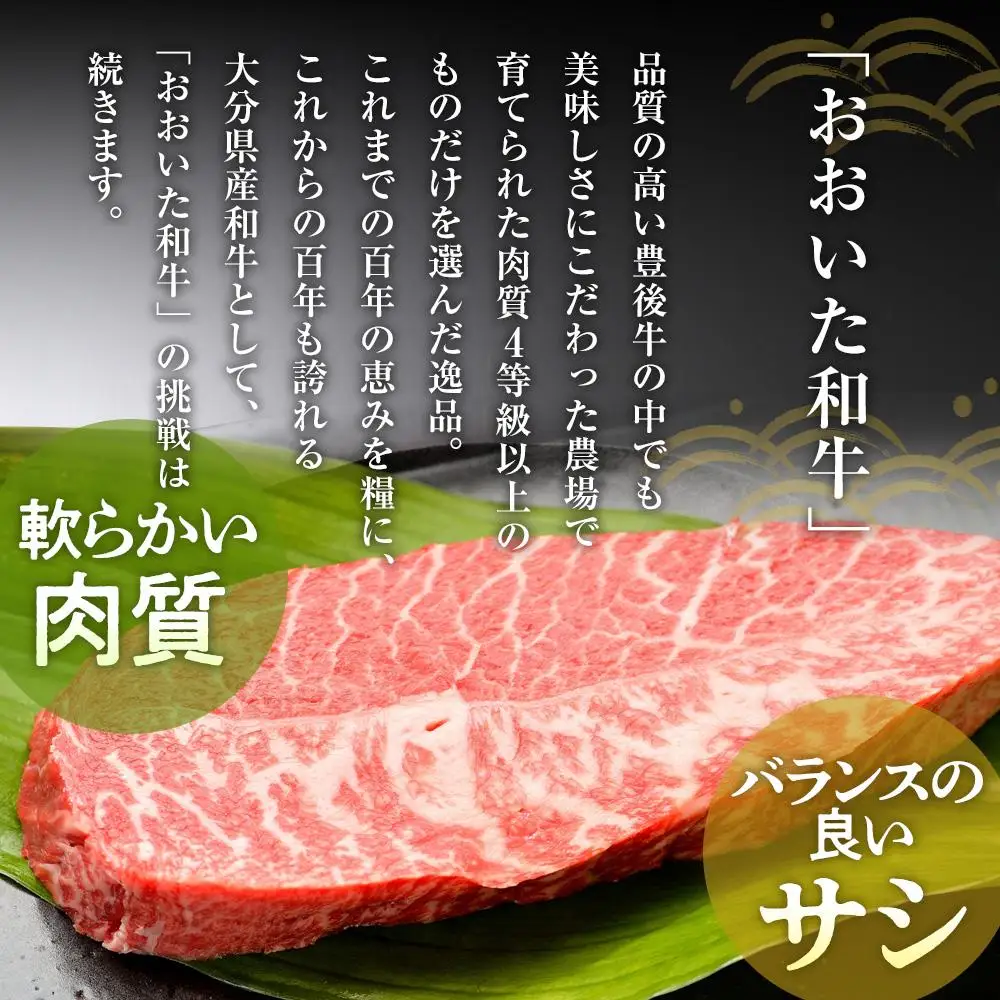 【厳選希少部位】おおいた和牛 ミスジステーキ 約1kg（100g×10p）