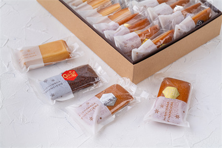 お菓子処たかはし「フィナンシェ」４種（アーモンド・金・銀・ショコラ　各５個）