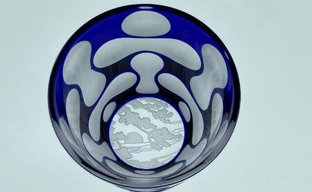 蒲田切子 GUINOMI 馬込の月 ぐい呑み グラス 酒器 切子 ギフトプレゼント 大田区 東京