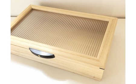 木製小物入れ／桐 工芸品 雑貨 日用品 