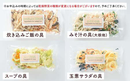 ギフト セット D （10品入り） やさい 野菜 乾燥 乾菜 具材 具 詰め合わせ 詰合せ セット 【2026年12月上旬～2027年1月下旬発送予定】