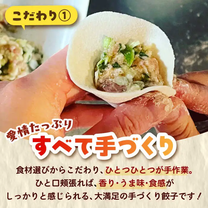 【モチッ！じゅわ～！手作り餃子】冷凍生餃子　焼き餃子 30個 【点心屋台くまや】[QG01]