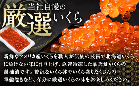 鮭 いくら 小分け 800g（100g×8）アメリカ産 ＜海鮮問屋　株式会社　瑞宝＞ いくら イクラ 小分け 醤油漬け 森町 いくら醤油漬け しょうゆ漬け 海産物 加工品 ふるさと納税 北海道 mr1-1348