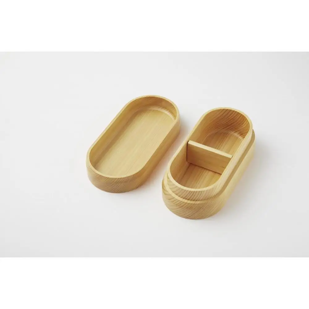 ◇紀州桧弁当箱 タイプ2 NA ナノコート 弁当包みセット【オハナ】【TN115】