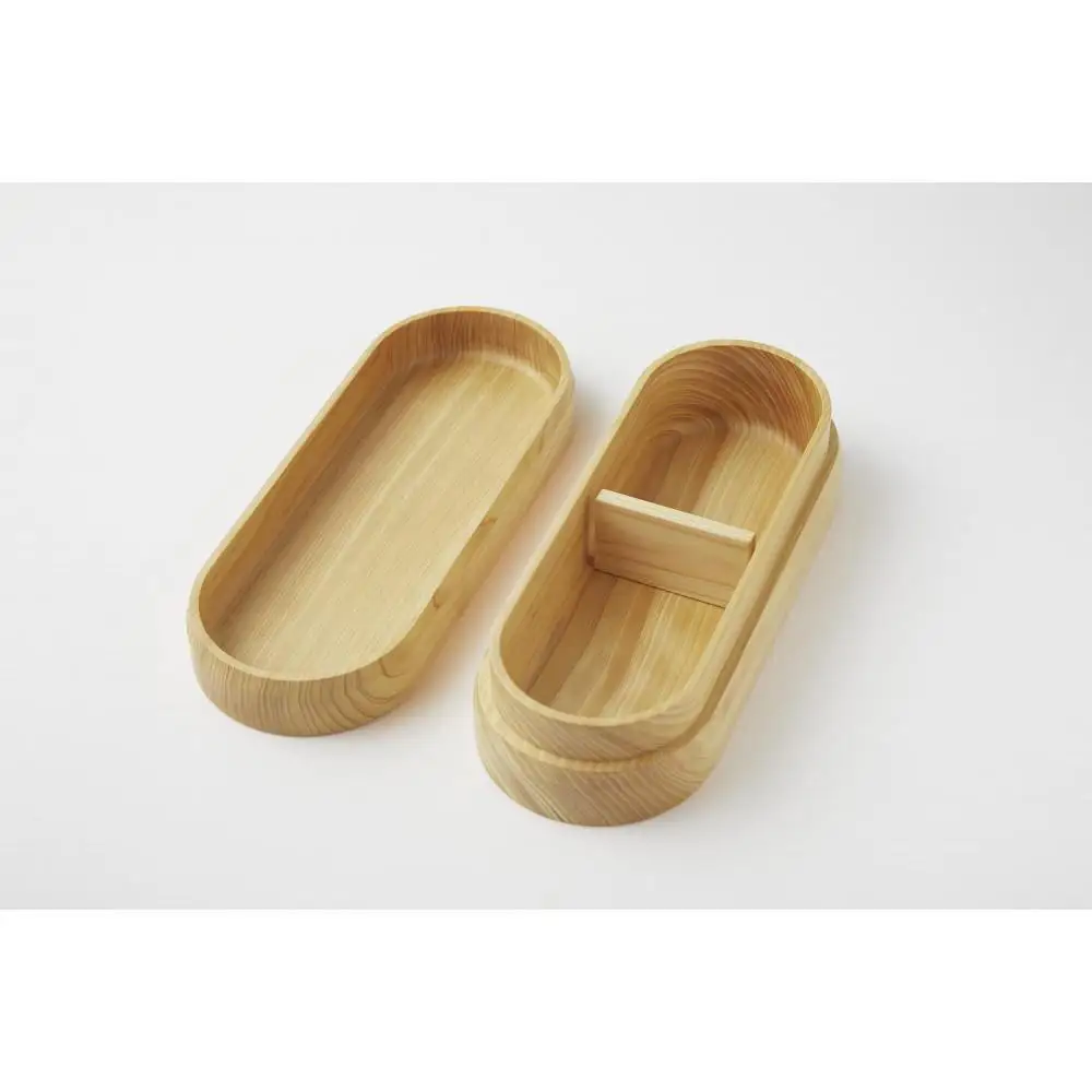 ◇紀州桧弁当箱 タイプ3 NA ナノコート 弁当包みセット【オハナ】【TN125】