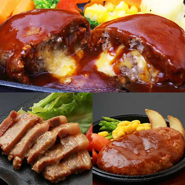 惣菜 金の桜黒豚 12食セット！ レンジ 惣菜 おかず ハンバーグ【00-057-37】