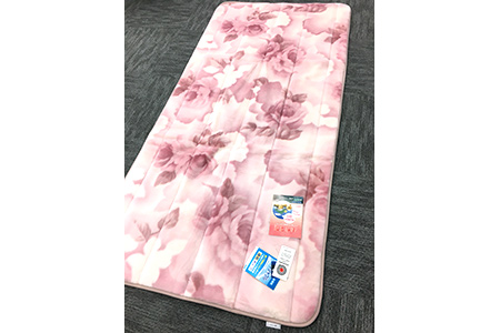 C.R.P加工　ソフトマイヤー　敷パッド　シングルサイズ　ピンク　1枚　31507柄 [0632]