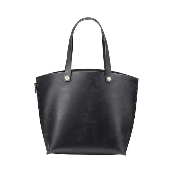 豊岡鞄 haaki Leatherトートバッグ HLB100 ネロ / KOMOREBI 木和田正昭商店 牛皮革 革 トートバッグ レディース 高級 おしゃれ バッグ かばん カバン 鞄 シンプル デザイン ハンドメイド ブラック 黒色