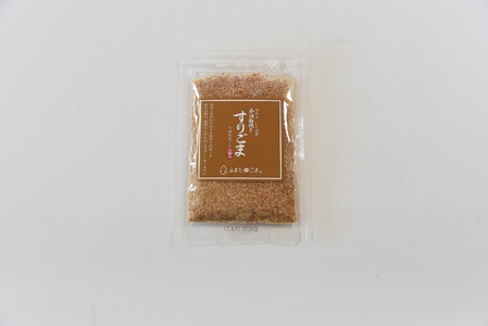 すりごま2種 すりゴマ 胡麻 ゴマ 国産 希少 料理 アレンジ 金ごま 黒ごま goma 袋 チャック付き セット セサミ 風味 香り トッピング 粗挽き あらびき 石臼 炒め物 食品 乾物 料理 ふりかける 混ぜる 香ばしい こうばしい