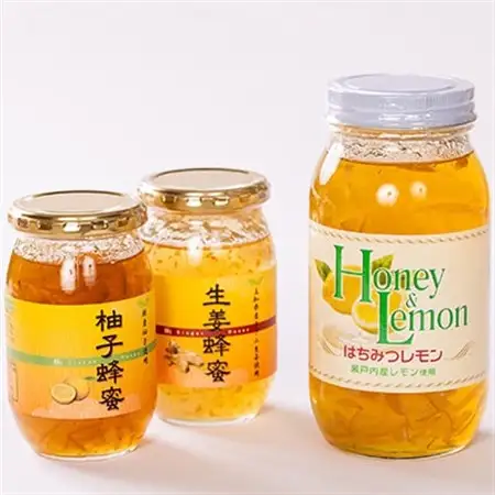 道の駅で大好評! 蜂蜜3点セット　柚子蜂蜜、生姜蜂蜜、レモン蜂蜜【1597364】