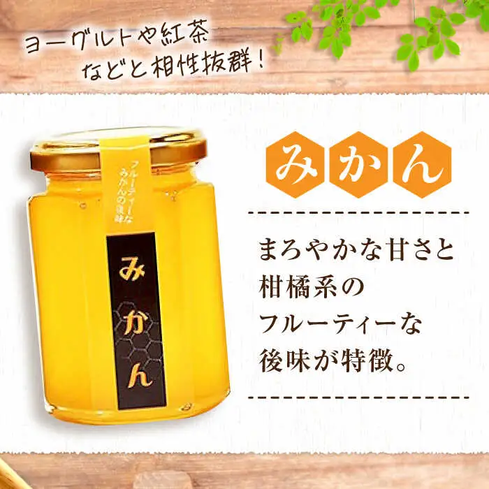 はちみつ 3種食べ比べセット [APBO001] はちみつ