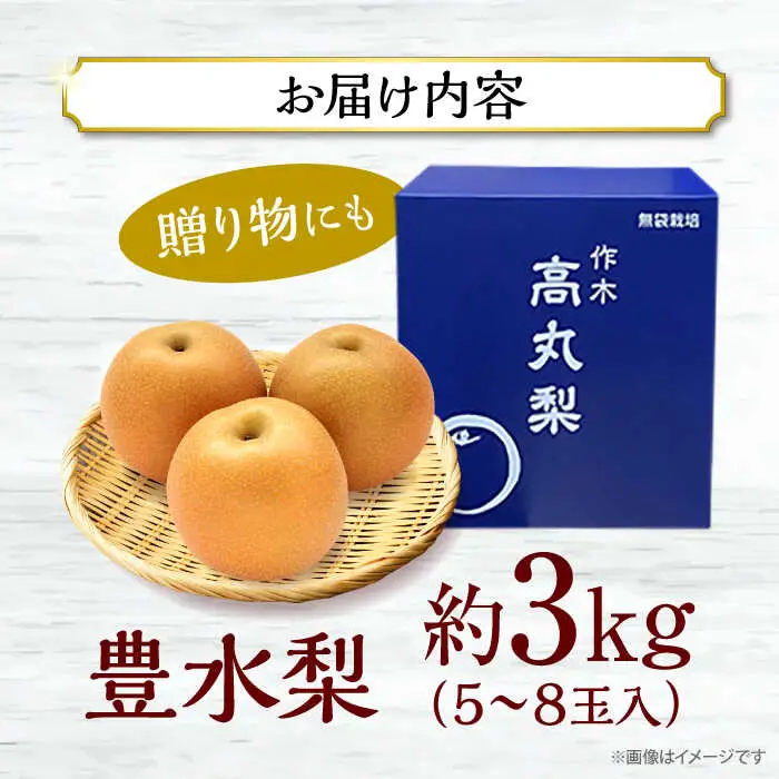 梨 豊水 3kg APBU001 フルーツ 梨 