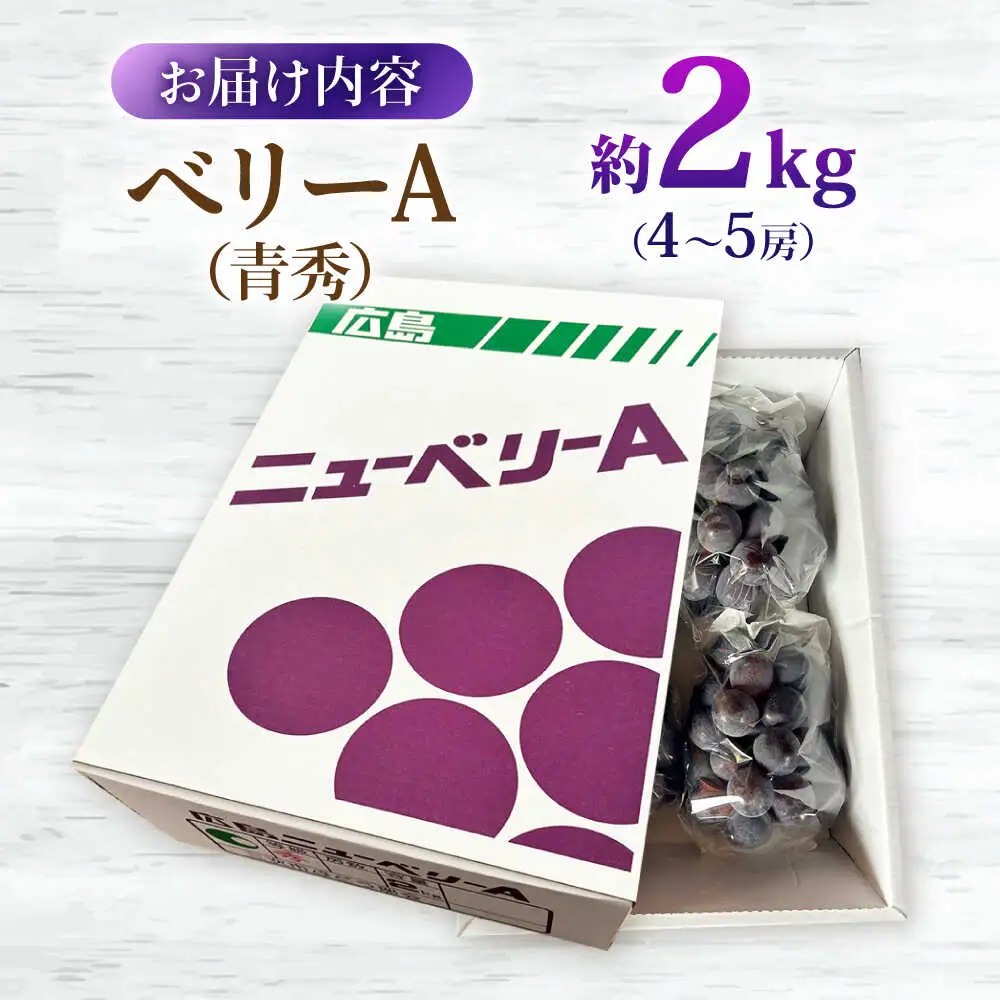 ぶどう ベリーA 2kg 青秀 [APCM012] ぶどう