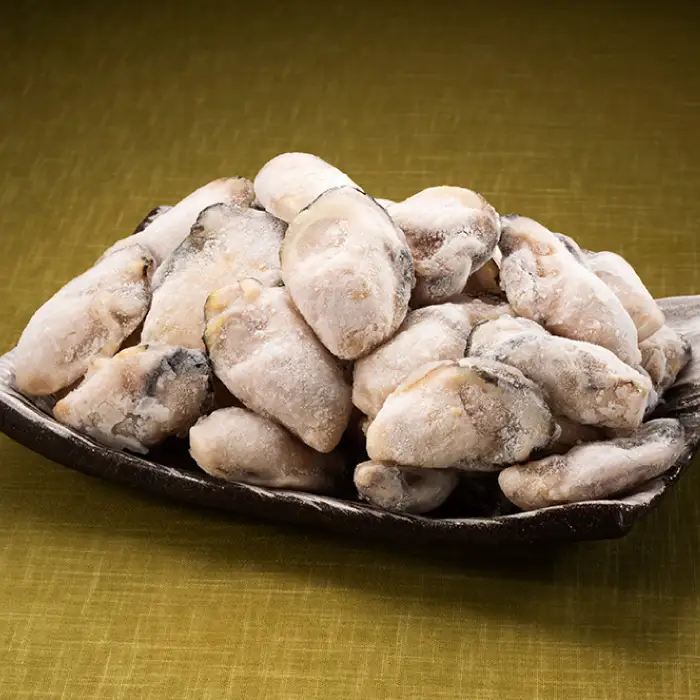AB375.旬を急速凍結した濃厚な牡蠣（１．５ｋｇ）.バラ凍結.国産