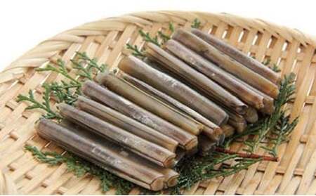 ＜1本1本獲ってます！＞周防大島産　天然活マテ貝 300ｇ