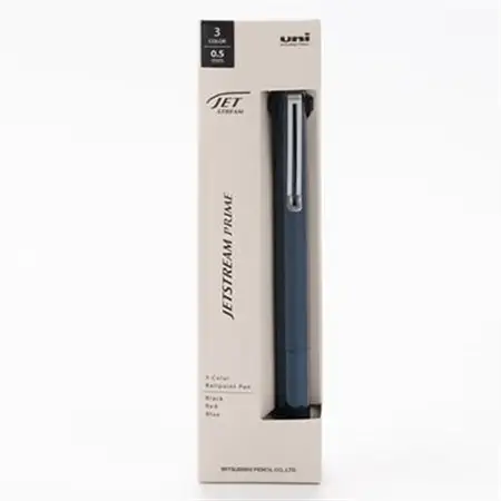三菱鉛筆JETSTREAM PRIME 3色ボールペン0.5mmノック式　ダークネイビー_雑貨・日用品 ボールペン 文房具・印鑑 _【1602251】
