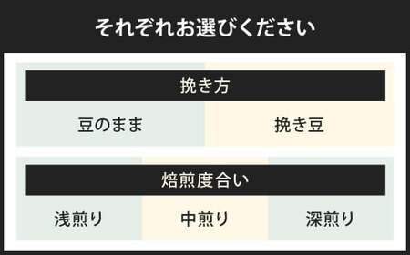 【あつみ珈琲】 特選スペシャルティコーヒーセット （浅煎り／中煎り／深煎り）（豆／挽き） お任せ 計500g コーヒー 珈琲