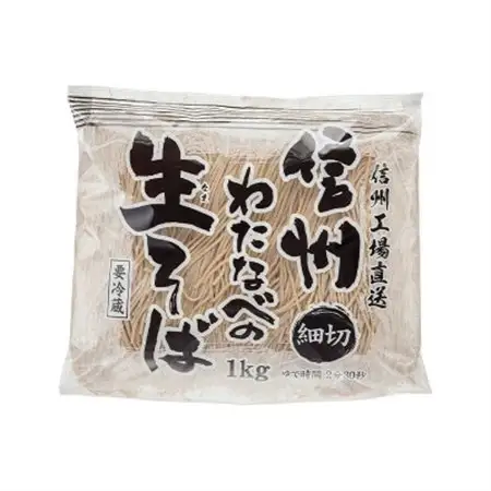 渡辺製麺の信州そば 細切生そば 1kg 6人前 冷蔵品 信州八ヶ岳よりお届け_麺 そば  ソバ 蕎麦_【配送不可地域：離島】【1603491】