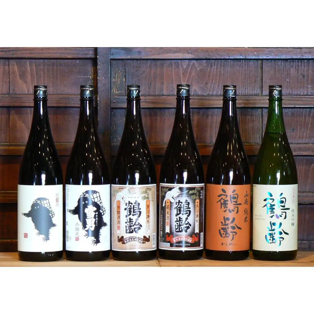 鶴齢1.8L×6本いろいろ飲み比べセット｜飲み比べ