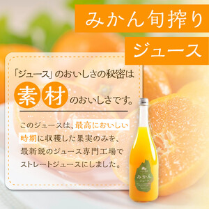 100%ピュア高根島みかん旬搾りジュース　3本セット