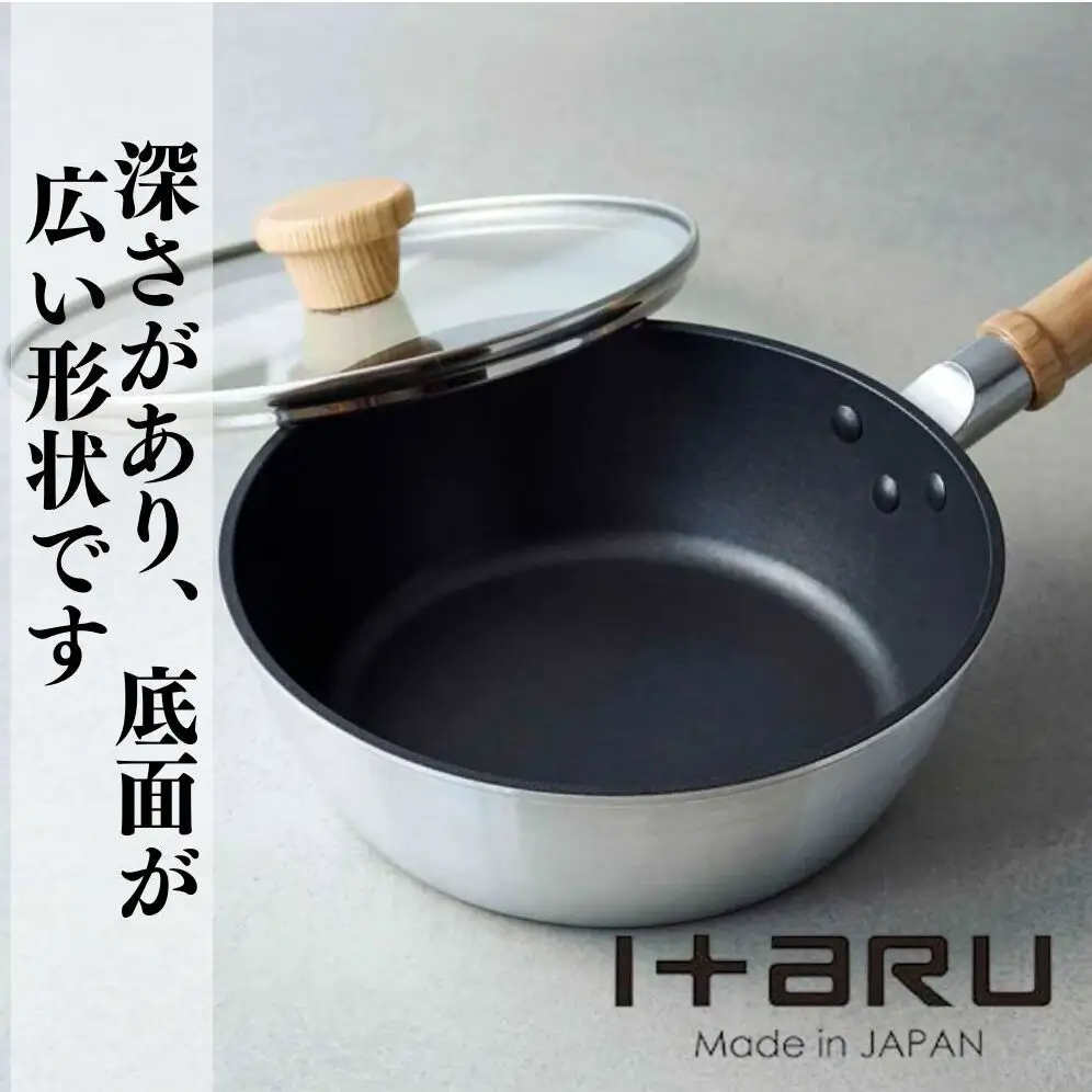ITARU マルチディープパン22cm 00192779 フライパン 深め ガス火 IH 調理器具 新潟市