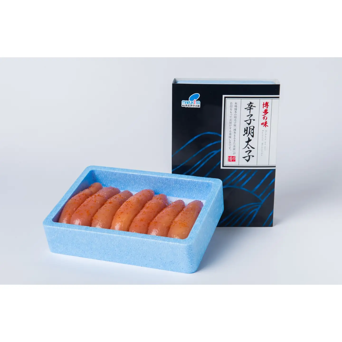 【７日以内に発送】【Lサイズの太腹1本物】博多辛子明太子(無着色)1kg(500g×2パック)