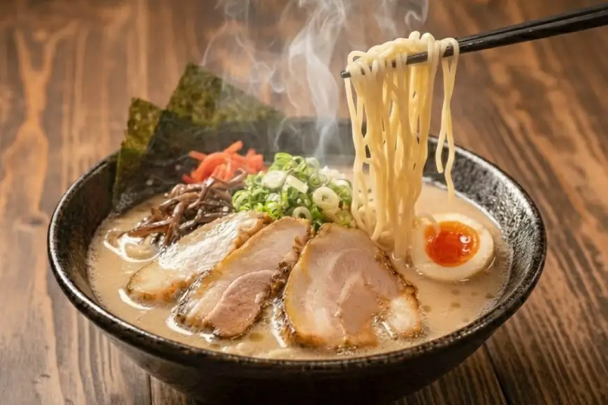 AK002 麺 大増量！島原湧水ラーメン 6人前（あごだし・濃厚豚骨スープ付）