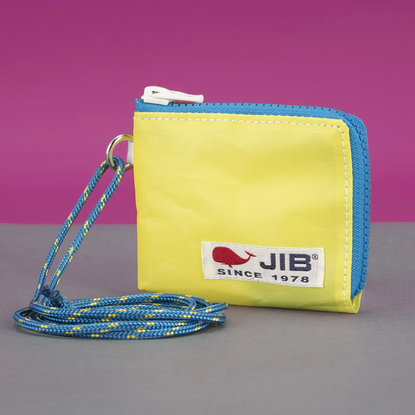 マイクロクラッチ財布 (イエロー×ロケットブルーファスナー) 財布